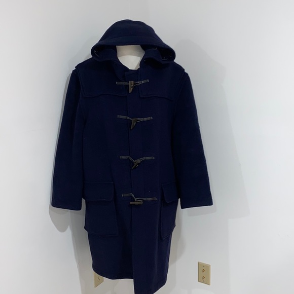 Burberry Jackets & Blazers - Burberry navy wool duffle coat